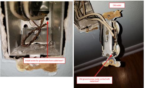 how to ground an electrical outlet box|replacing outlets with grounded.